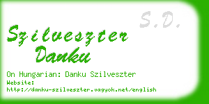 szilveszter danku business card